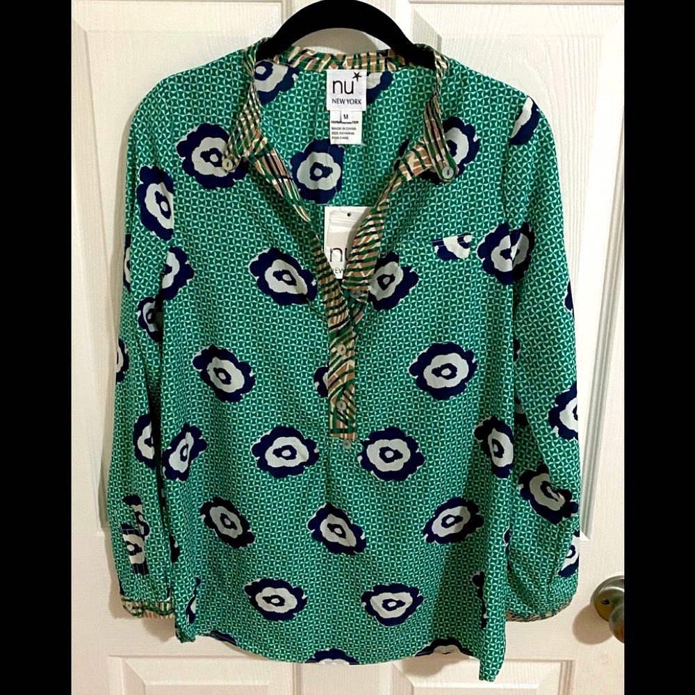 NWT- Nu New York- Women’s Blouse- Size M